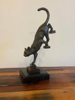 De Coux - sculptuur, Kat van de trap - 30 cm - Brons, Marmer