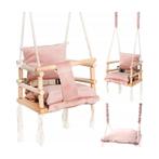 Luxe houten 3 in 1 roze meegroei baby schommel en Kinder, Ophalen of Verzenden, Nieuw