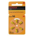 Kodak Hoorbatterij Kodak Hearing Aid 10 geel (6 stuks), Diversen, Verpleegmiddelen, Nieuw, Ophalen of Verzenden