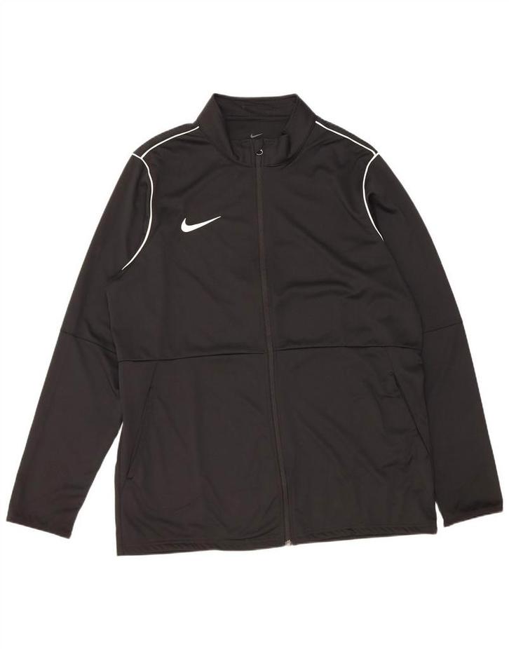 NIKE Mens Dri Fit Tracksuit Top Jacket XL Black Polyester, Kleding | Heren, Jassen | Winter, Verzenden