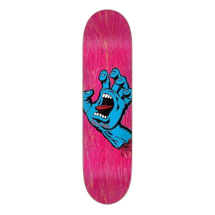 Santa Cruz Deck Screaming Hand 7.8 Pink, Sport en Fitness, Skateboarden, Verzenden
