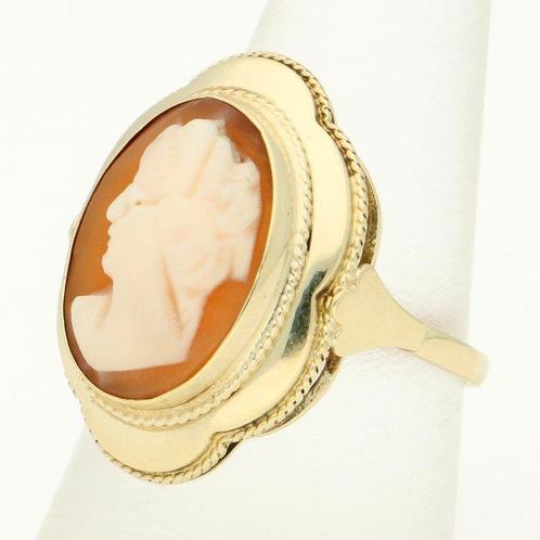 Ring - 14 karaat Geel goud, Sieraden, Tassen en Uiterlijk, Ringen