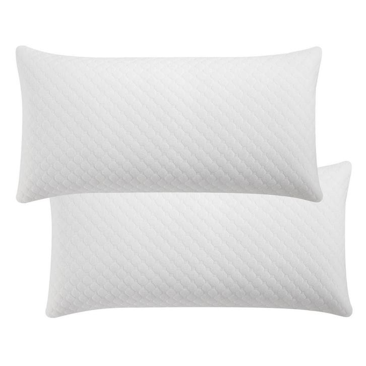 2 Stuks Hoofdkussen / Slaapkussen / Kussen - 40 x 80 cm - Me, Huis en Inrichting, Woonaccessoires | Kussens, Nieuw, Verzenden