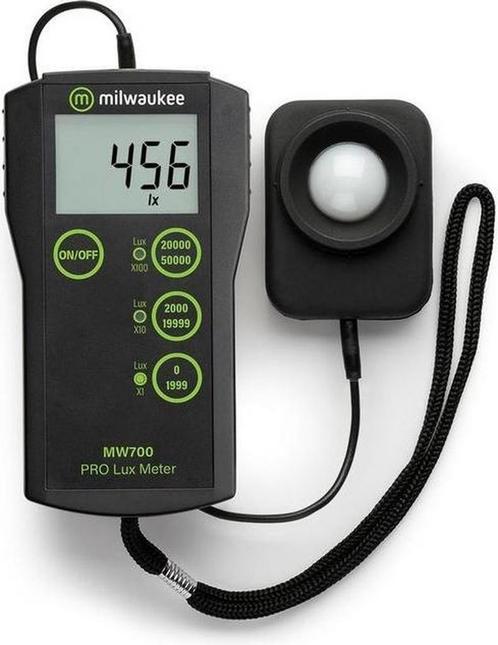 Milwaukee MW700 Lux Meter, Doe-het-zelf en Verbouw, Meetapparatuur, Nieuw, Ophalen of Verzenden