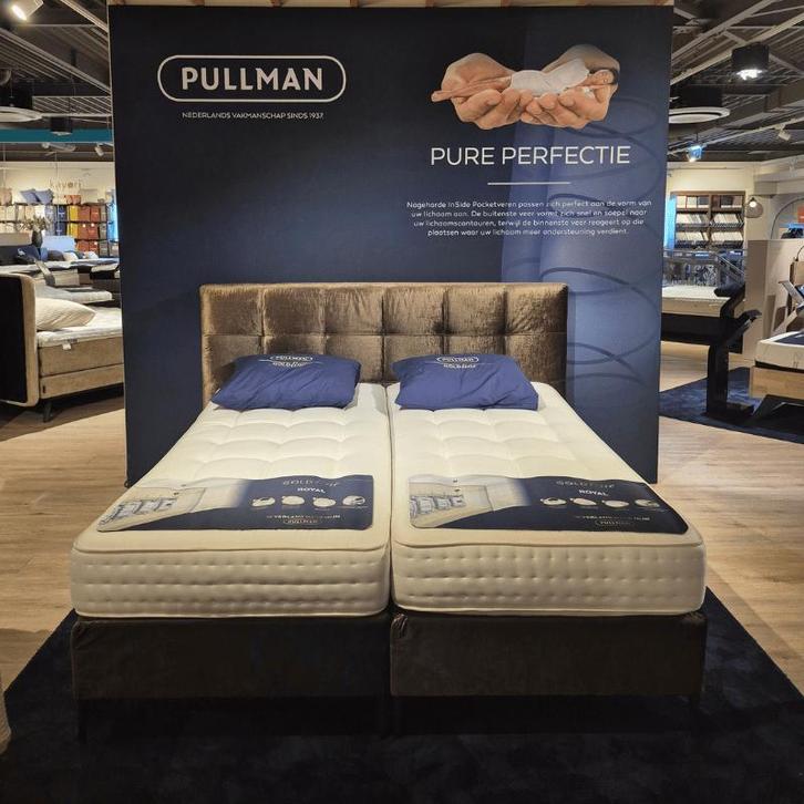 PULLMAN | BOXSPRING COMBINATIE | 180x200 | STANDAARD/FIRM |, Huis en Inrichting, Slaapkamer | Boxsprings, Nieuw, Ophalen