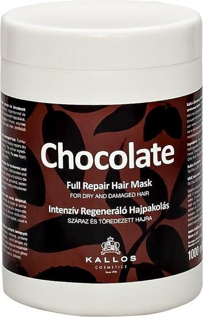 KALLOS CHOCOLATE FULL REPAIR HAIR MASK HAARMASKER POT 1000.., Sieraden, Tassen en Uiterlijk, Uiterlijk | Haarverzorging, Verzenden