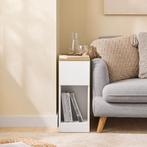 2dekans | SoBuy FBT162-WN Nachtkastje 20x60x65 cm Wit met 3, Huis en Inrichting, Tafels | Bijzettafels, Ophalen of Verzenden, Zo goed als nieuw