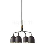 Gubi Howard Kroonluchter 4-lichts, metaal - short, Huis en Inrichting, Lampen | Hanglampen, Verzenden, Nieuw