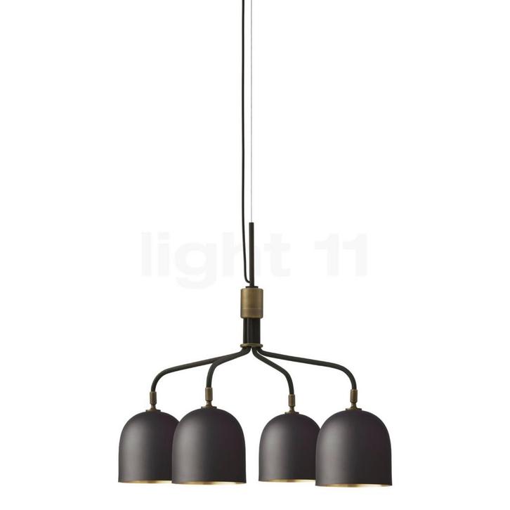 Gubi Howard Kroonluchter 4-lichts, metaal - short, Huis en Inrichting, Lampen | Hanglampen, Nieuw, Verzenden