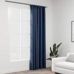 vidaXL Gordijn linnen-look verduisterend met haken 290x245, Huis en Inrichting, Stoffering | Gordijnen en Lamellen, Verzenden