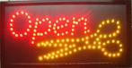 OPEN kapper lamp LED verlichting reclame bord lichtbak barbe, Verzenden, Nieuw in verpakking