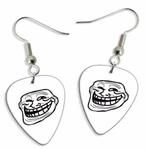 Plectrum ketting of sleutelhanger met Troll Face Meme, Ophalen of Verzenden, Nieuw