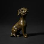 Beeld, Hond - 65 mm - Brons