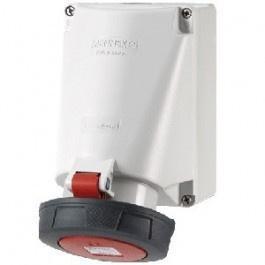 Mennekes CEE-Wandcontactdoos 63A 5-Polig, Doe-het-zelf en Verbouw, Elektra en Kabels, Stopcontact, Nieuw