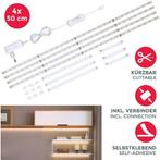 B.K.Licht Led-strepen Lacerta 2m led band set 4 strips, Verzenden, Nieuw