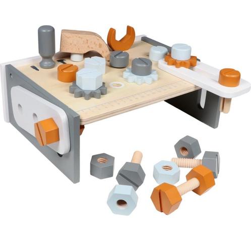Compacte houten werkbank voor kinderen – tafelmodel, Kinderen en Baby's, Speelgoed | Houten speelgoed, Nieuw, Ophalen of Verzenden