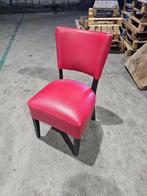 80x rode horecastoelen - 45x45x83 lxbxh (gebruikt), Ophalen of Verzenden, Gebruikt