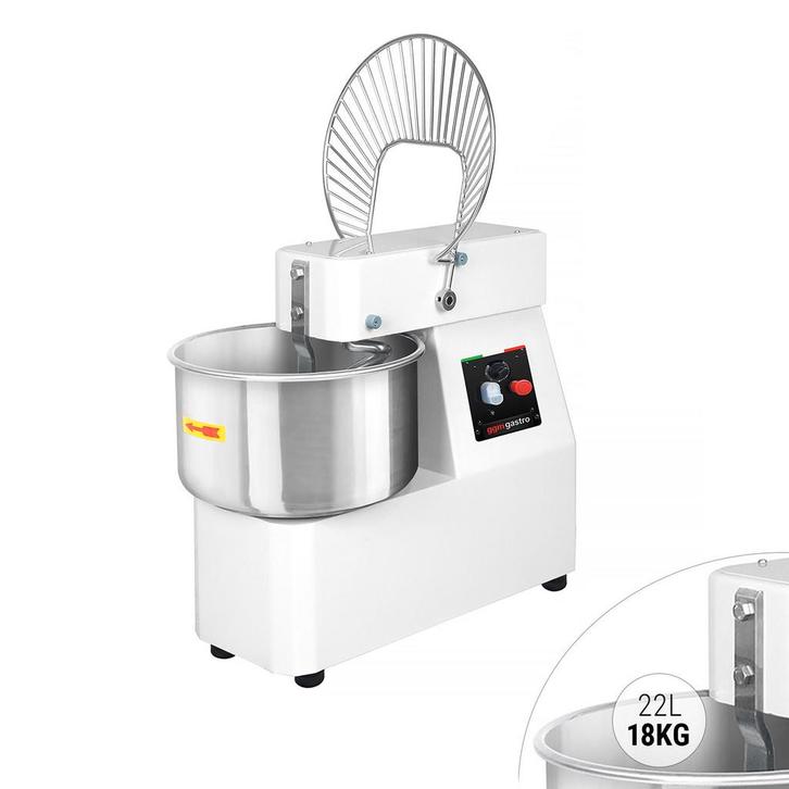GGM Gastro | Deegmixer - 22 liter / 18 kg - met vaste kom -, Witgoed en Apparatuur, Keukenmixers, Verzenden