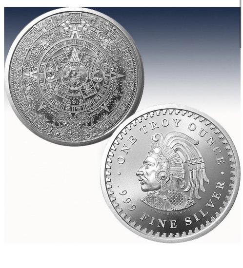 Mexico. Silver medal ND Aztec Calendar, 1 Oz (.999) (Zonder, Postzegels en Munten, Munten | Europa | Niet-Euromunten