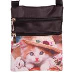 Schoudertasje poesje NIEUW, Ophalen of Verzenden, Nieuw, Zwart