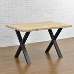 Stalen X tafelpoten set van 2 meubelpoot 59x72 cm zwart, Huis en Inrichting, Verzenden, Nieuw