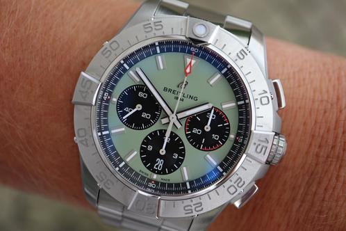 Breitling Avenger B01 Chronograph 44MM 09/2023 New conditie, Sieraden, Tassen en Uiterlijk, Horloges | Heren, Staal, Nieuw, Staal