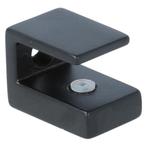 Plankdrager mini vierkant 22x30 mm zamak zwart, Nieuw, Ophalen of Verzenden