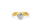 Zonder Minimumprijs - Ring - 14 karaat Geel goud - 1.05ct., Sieraden, Tassen en Uiterlijk, Ringen, Nieuw