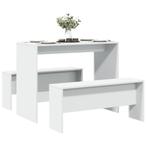Eettafel met Banken - Retourdeal - Familie Editie, Huis en Inrichting, Complete eetkamers, Ophalen of Verzenden, Nieuw, 4 tot 6 stoelen