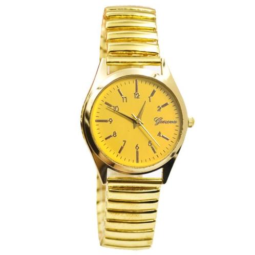 Fako® - Horloge - Rekband - Geneva - Ø 32mm - Goudkleurig, Sieraden, Tassen en Uiterlijk, Horloges | Dames, Verzenden