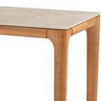 Liam bartafel 220x75xH95 cm teak ceramic blad Taste 4SO, Tuin en Terras, Tuintafels, Ophalen of Verzenden, Nieuw