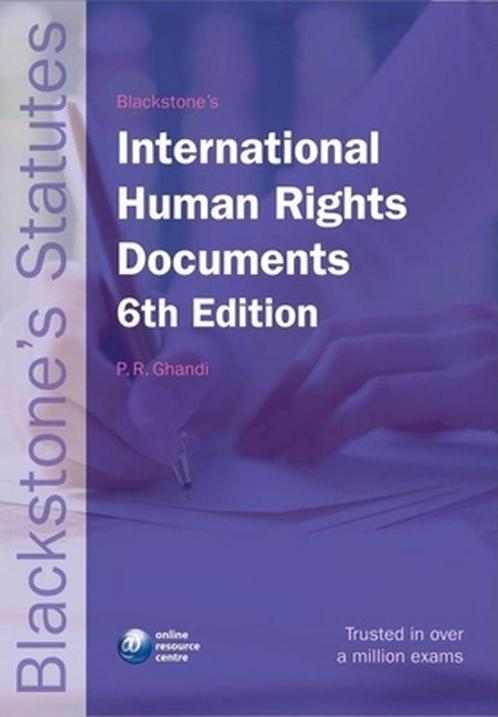 Blackstones Statutes on International Human Right, Boeken, Overige Boeken, Gelezen, Verzenden