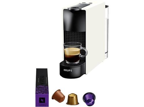 Krups -  Nespresso  Essenza Mini Wit, Witgoed en Apparatuur, Koffiezetapparaten, 1 kopje, Nieuw, Koffiepads en cups, Combi, Afneembaar waterreservoir