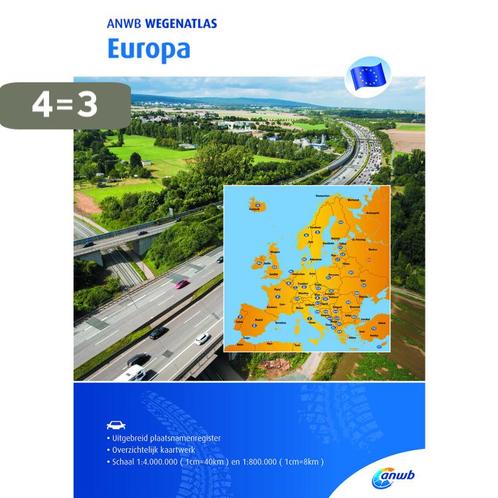 Europa - ANWB wegenatlas 9789018043070 ANWB, Boeken, Overige Boeken, Gelezen, Verzenden