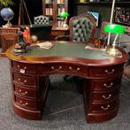 Bureau Klassiek Engels | ovaal | mahoniehout | NIEUW!