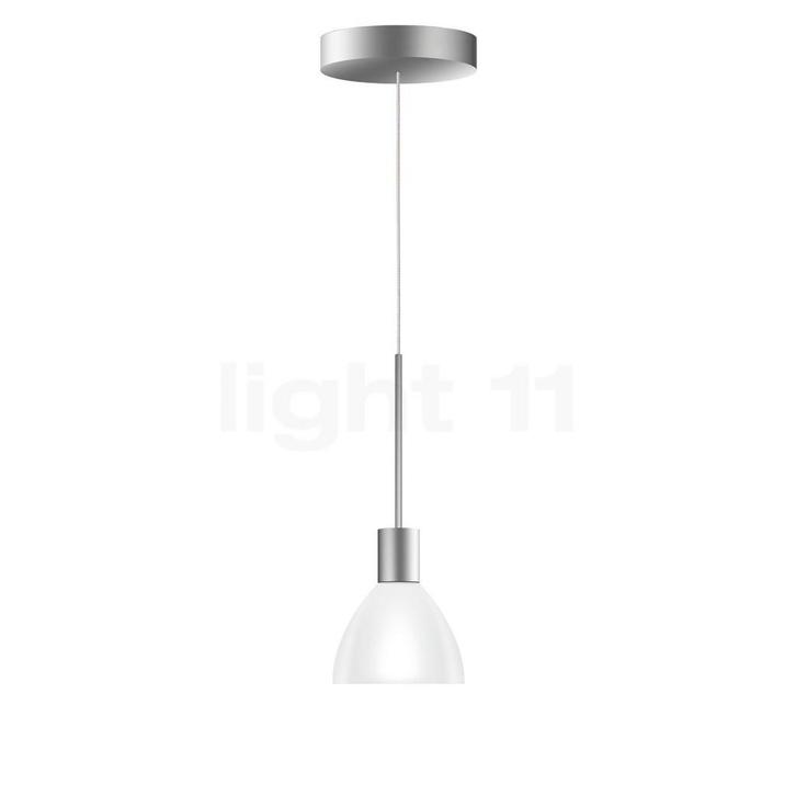 Bruck Silva Hanglamp LED lage spanning, chroom mat/glas wit, Huis en Inrichting, Lampen | Hanglampen, Nieuw, Verzenden