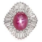 6.75 ctw - 4.80ct No-Heat Burma Star Ruby and 1.95ct Natural