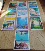 Monsieur Z - Complet Set of 10 Original travel posters, Antiek en Kunst