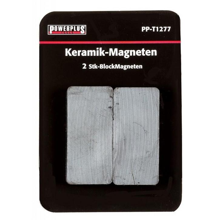 Set van 2 stuks blokmagneten 47 mm lang  / keramische, Doe-het-zelf en Verbouw, Gereedschapskisten, Ophalen of Verzenden