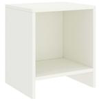 vidaXL Nachtkastje 35x30x40 cm massief grenenhout wit, Minder dan 45 cm, Verzenden, Nieuw, Minder dan 55 cm