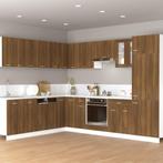 vidaXL Hangkast Lyon 60x31x40 cm bewerkt hout bruin, Huis en Inrichting, Verzenden, Nieuw, Bruin