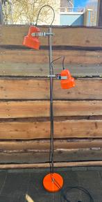 Vintage Staande Vloerlamp Herda, Raak, Anvia, Gepo, Dijkstra, Glas, Vintage Retro Design Bollamp Vloerlamp Staande lamp Booglamp