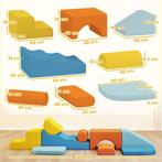 AIYAPLAY 9-delig Zacht Bouwblokken Set, Zachte Blokken Om Te, Verzenden, Nieuw