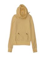 NIKE Womens Hoodie Jumper UK 4/6 XS Yellow Cotton, Kleding | Dames, Verzenden, Nieuw