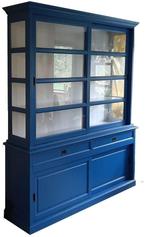 Buffetkast blauw Nijkerk 200 x 240cm, Huis en Inrichting, Kasten | Buffetkasten, Ophalen of Verzenden, Nieuw