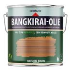 Bangkirai-Olie Naturel Bruin 2,5 liter, Doe-het-zelf en Verbouw, Verf, Beits en Lak, Ophalen of Verzenden, Nieuw