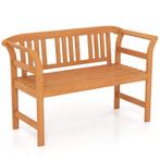 LIVSK Acaciahouten Tuinbank - Voor 2 Personen - Ergonomische, Tuin en Terras, Tuinbanken, Verzenden, Nieuw