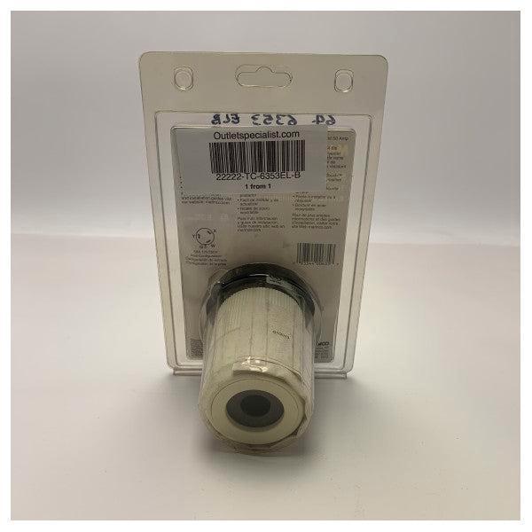 Bieden: Marinco 50A 125 | 250V shower power inlet white - 6, Watersport en Boten, Bootonderdelen, Elektra en Verlichting, Nieuw