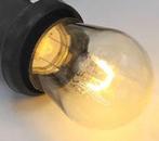 Gebogen LED Filament lamp 1W - transparant - 2700K, Verzenden, Nieuw