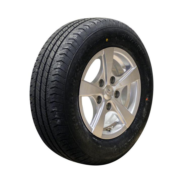 Linglong Luchtband + wiel 185/70 R13 R701 M+S + 6Jx13H2 ET30, Auto diversen, Aanhangwagen-onderdelen, Ophalen of Verzenden